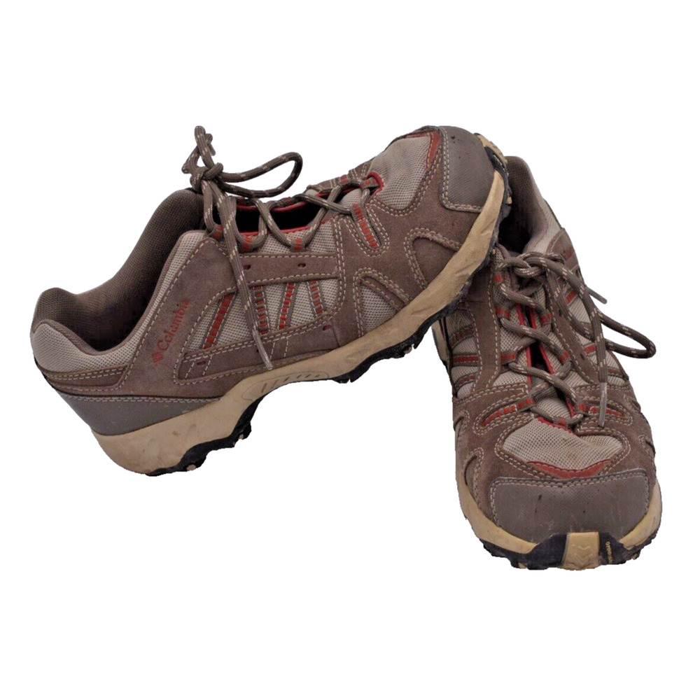 COLUMBIA Tagori Hiking Sneakers Brown / Tan / Red YY3165-257 Mens 6 Womens 7.5
